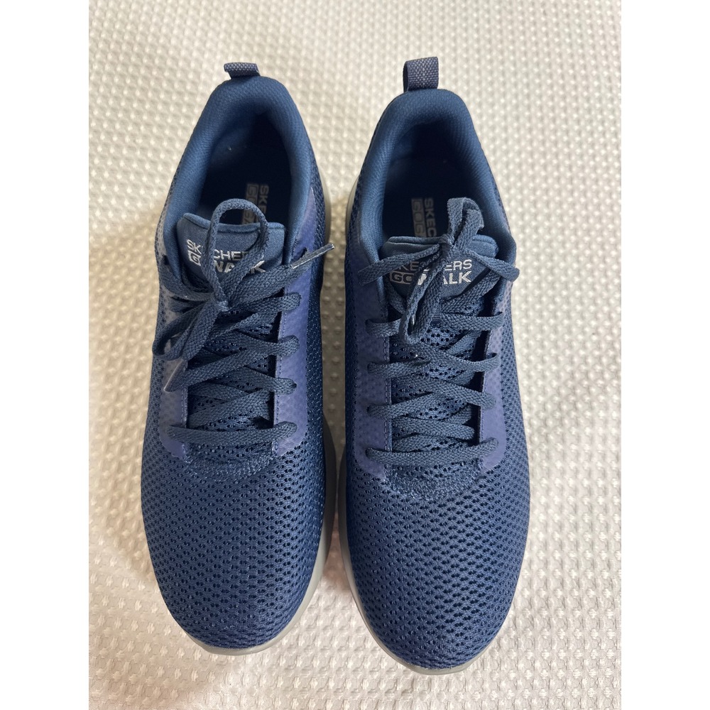 Skechers Sneakers Mens 9.5 Go Walk 54601 Navy Blue EUC